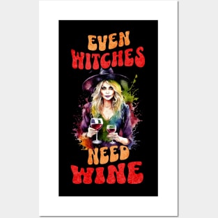 Even Witches need Wine Posters and Art